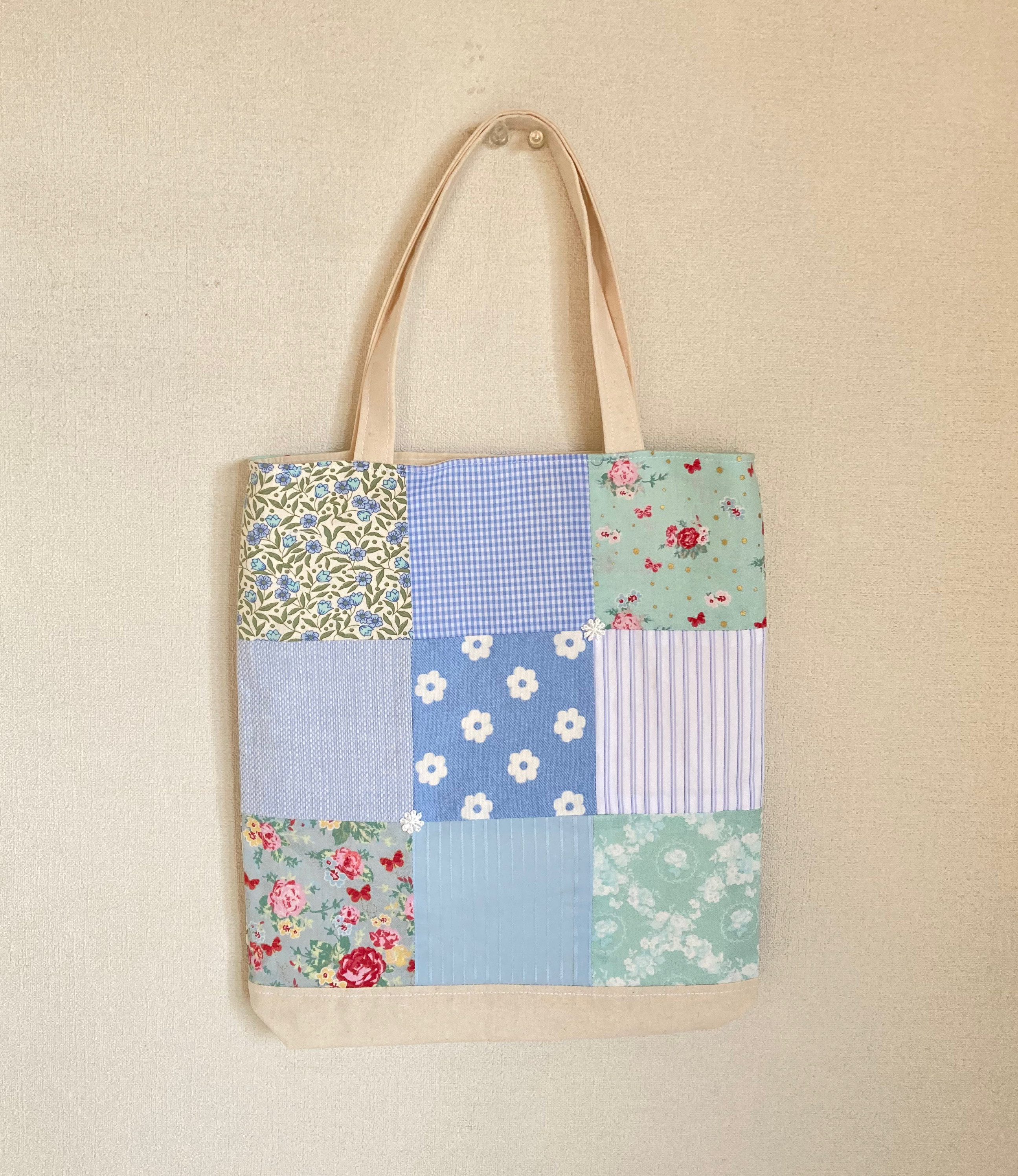 パッチワーク トートバッグ ハンドメイド