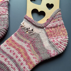 ショート丈ソックス【コットン混紡】＊洗濯機OK！ 2枚目の画像