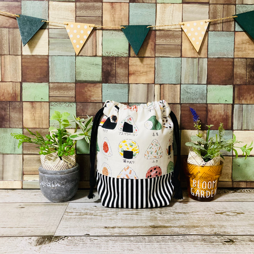 おにぎり☆おむすび ランチョンマット お弁当袋 コップ袋