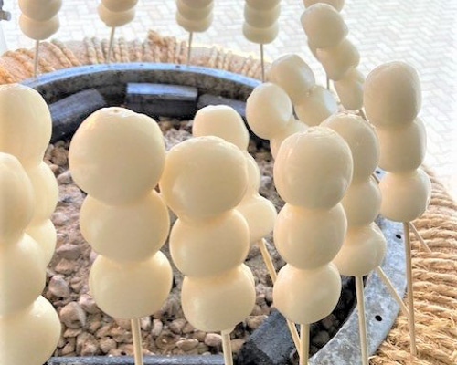 ひと手間かける 大きいだんご6本入り 醤油だれ付き キャンプ 焚き火