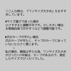 サイズ確認用ネイルチップ【単品ページ】 4枚目の画像