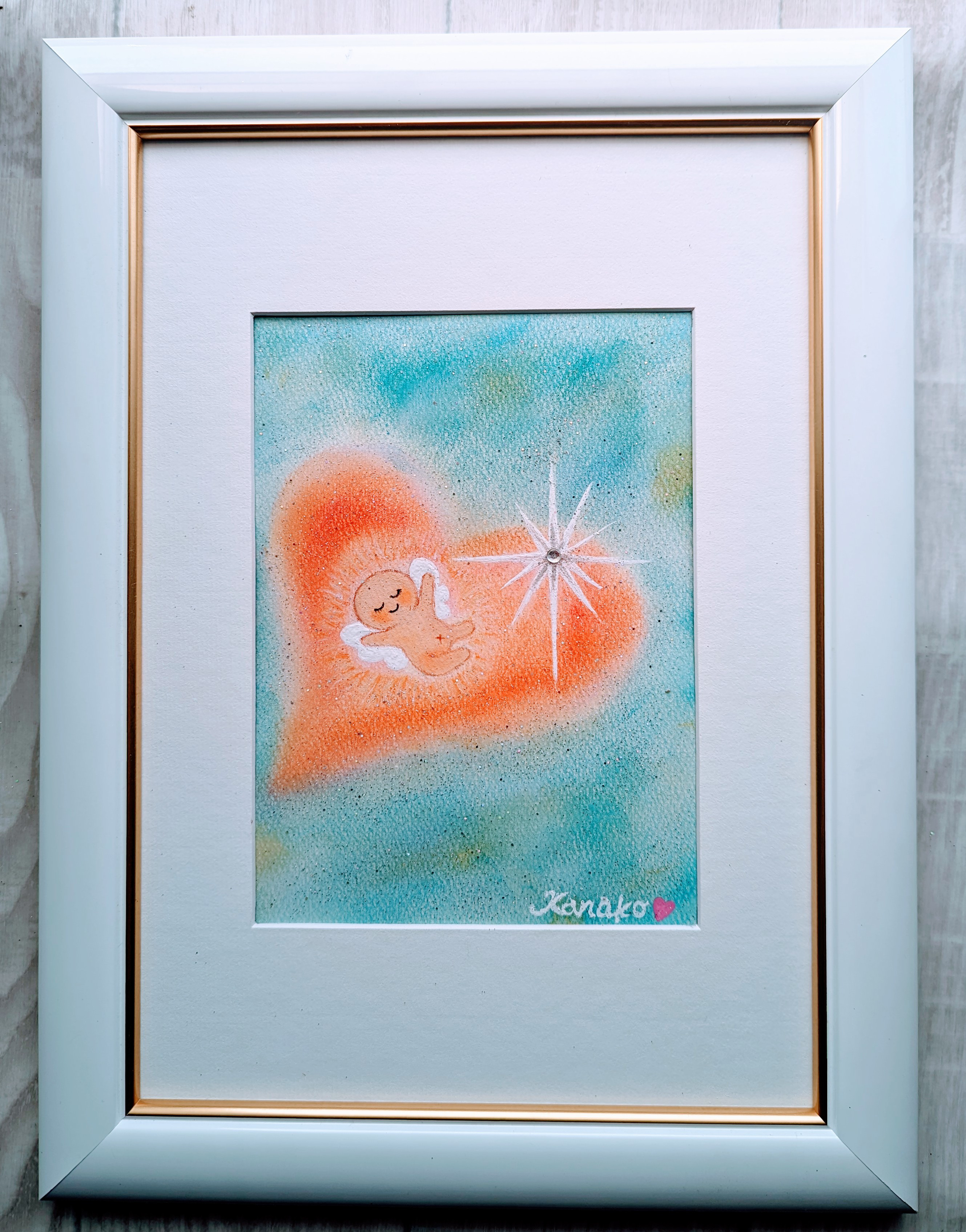 油絵   天使 海外 素材紙 油絵風 天使ちゃん | Pay ID