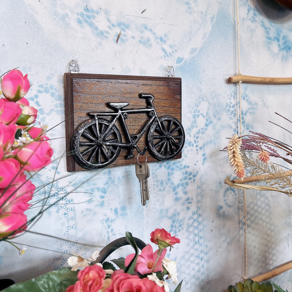 自転車 鍵掛けフック ウォールキッチンフック アクセサリーホルダー