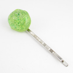 若草たちがクォーツのようにそよいでいるから、それを黄昏と呼ぼう♪<1点ものヘアピン>HP128 3枚目の画像