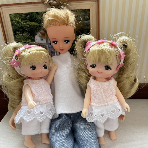 希少 メゾピアノ 平成 レトロ ミミちゃん フリル レースリボン ピンク