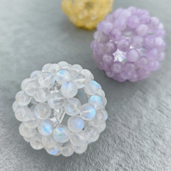 ブルームーンストーン フラーレン バッキーボール 天然石 パワーストーン ブルームーンストーン フラーレン（バッキーボール） ブルームーン