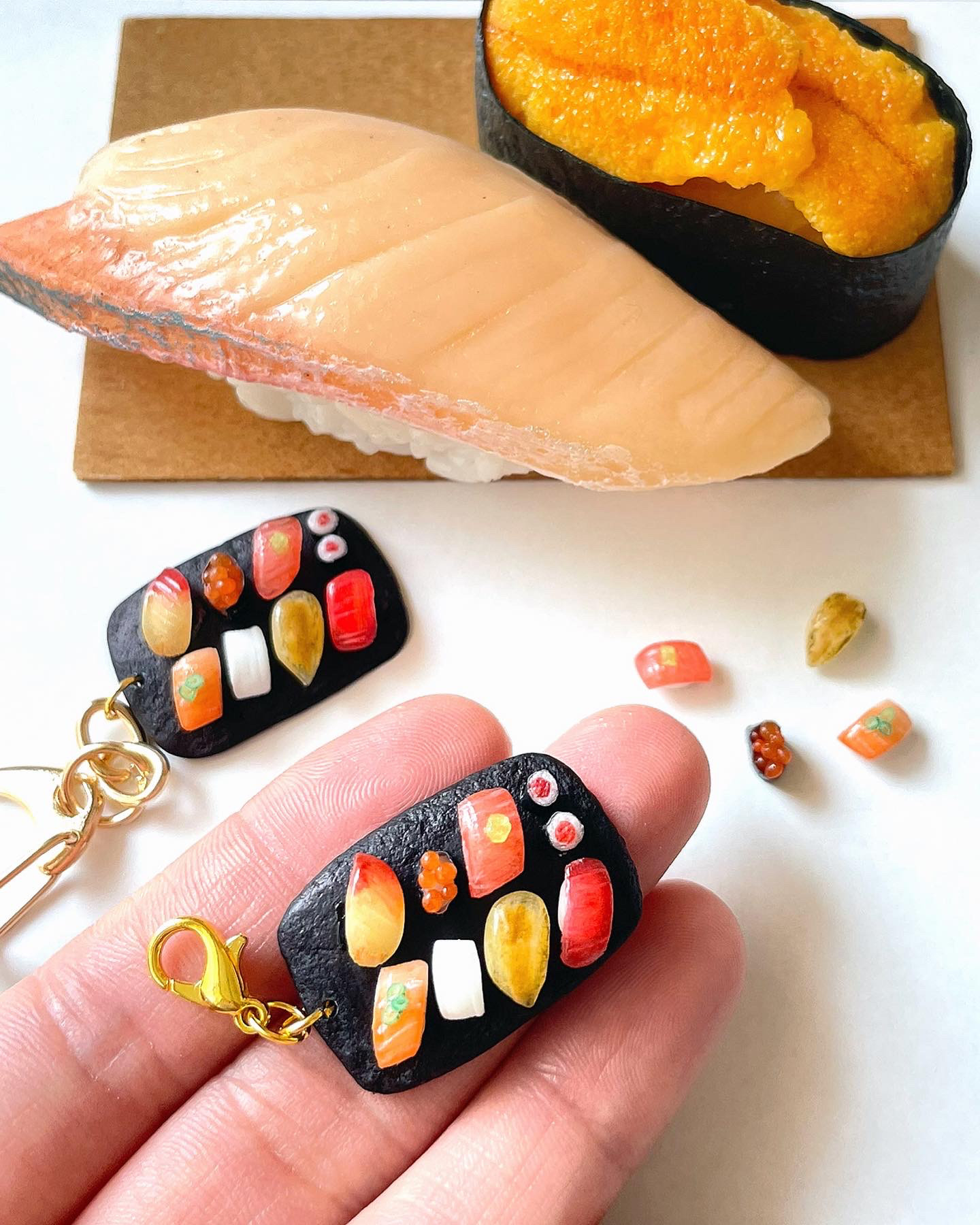 ⭐︎プーさん 寿司 キーホルダー　5個セット 寿司 キーホルダー　5個セット ⭐︎プーさん