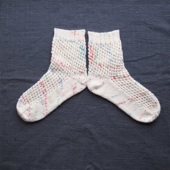 手編みの靴下 （SCHOELLER+STAHLソックヤーン） 2枚目の画像