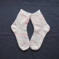 手編みの靴下 （SCHOELLER+STAHLソックヤーン） 3枚目の画像