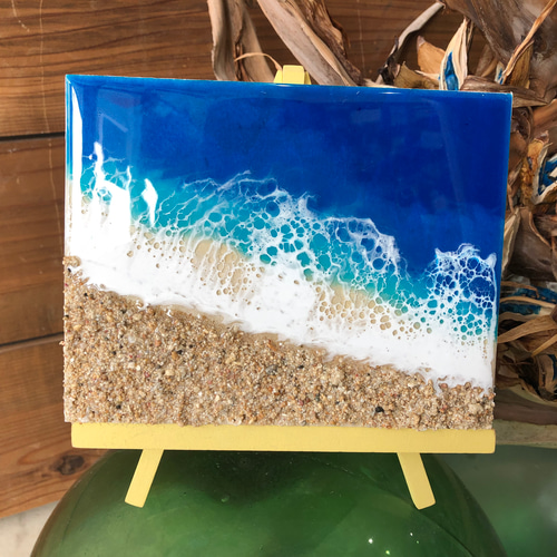 レジンアート オーシャンアート 海アート 水面アート クジラ 夏