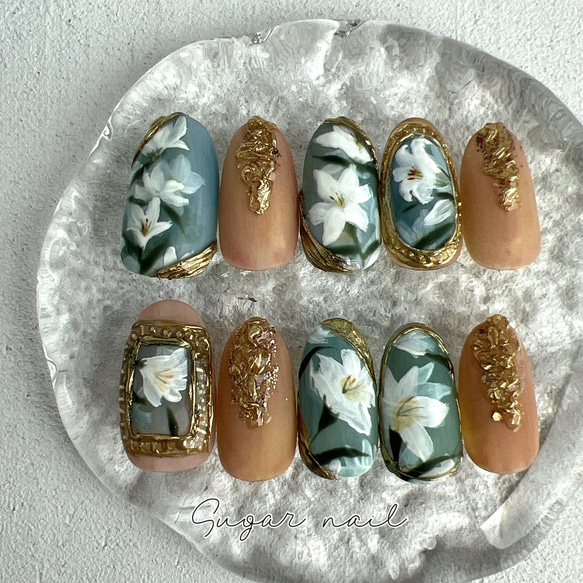 ネイルチップ✳︎絵画風 ネイルチップ（つけ爪） Sugarnaill 通販