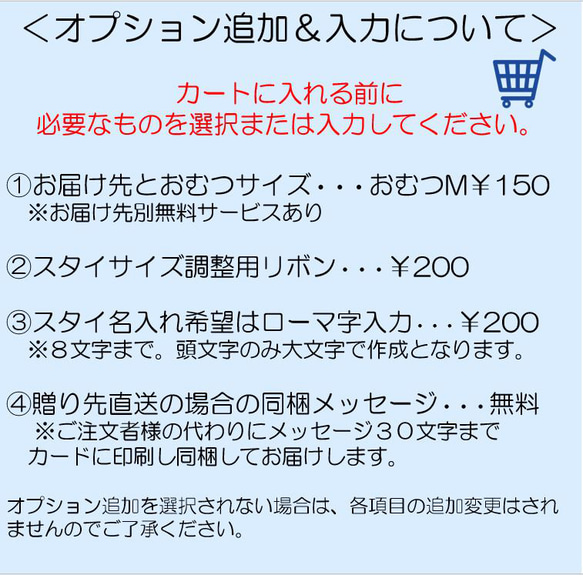 【スタイ名入れ】選べるおむつギフト　ホヌ歯固めセット（海柄スタイ）ハワイアン　おむつケーキ　出産祝い 15枚目の画像