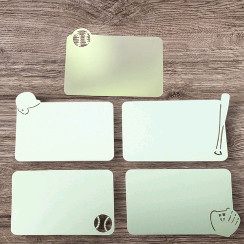 ☆キープ やむさま ☆ メッセージカード NEW】野球 コメントカード20枚 メッセージカード クラフトヴ 通販