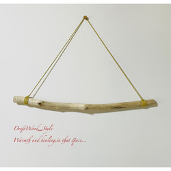 流木インテリア シンプルで古木風の天然流木のハンガー フック無し 流木ハンガー ハンギング 北欧 No.209 5枚目の画像