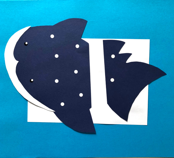 【夏の壁面飾り】大きめジンベイザメがポイント！海の仲間たち 3枚目の画像