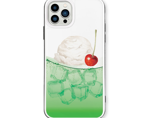 クリームソーダ　携帯ケース　iPhone6 販売終了品 クリームソーダiPhoneケース6 7 8用(良品)｜Yahoo!フリマ（旧