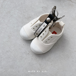 【PUレザー】ミニミニ シューズクリップ ボタンで簡単に付け外しできます♡  通常より短いサイズでスマートに◡̈ 7枚目の画像