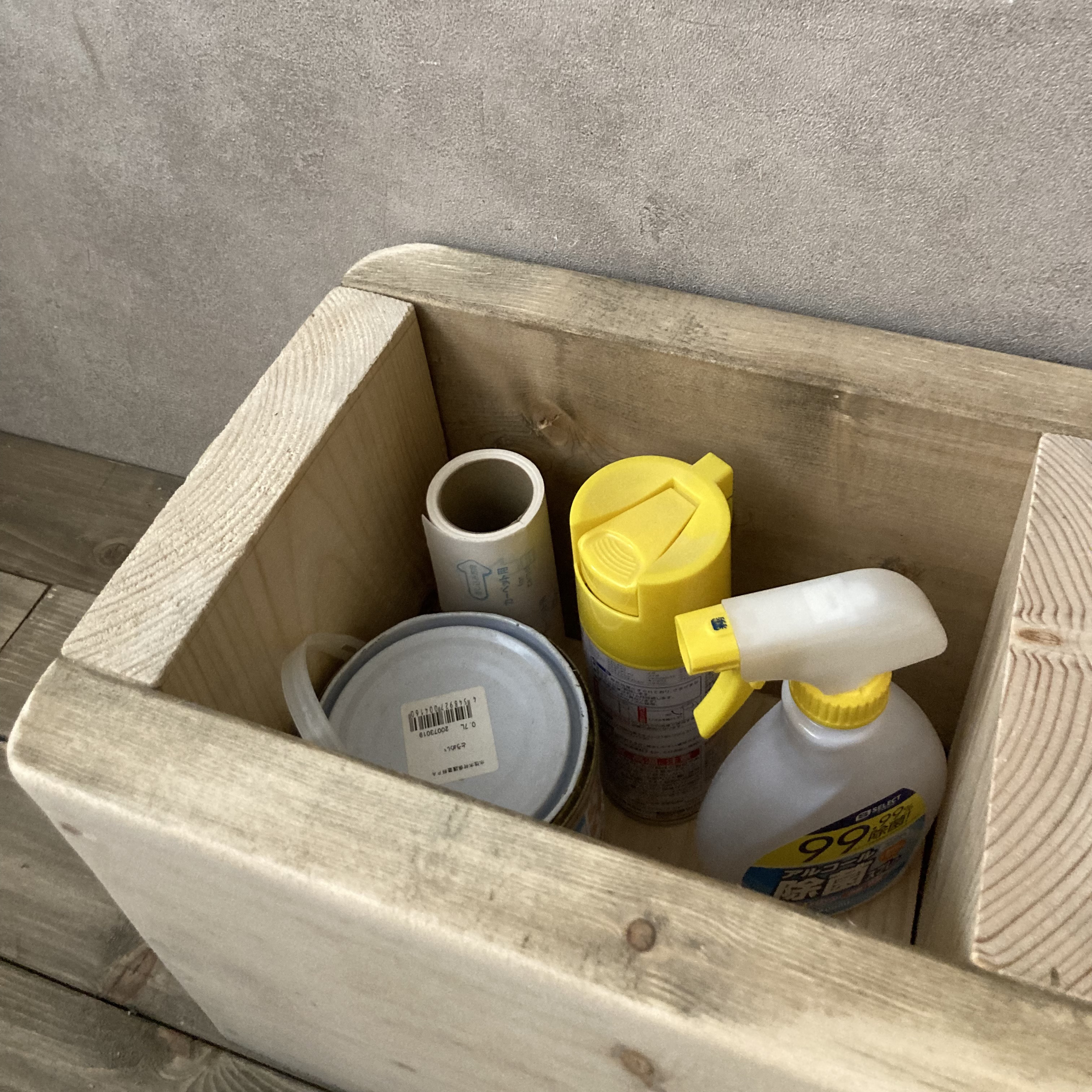 ベンチ　収納ボックス　おもちゃ箱　木製 オットマン　北欧　ホワイト　ブラウン