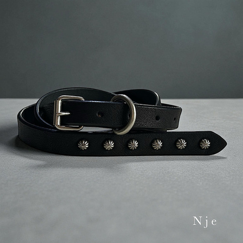 ナローベルト スタッズベルト ロングベルト レザーベルト 本革ベルト