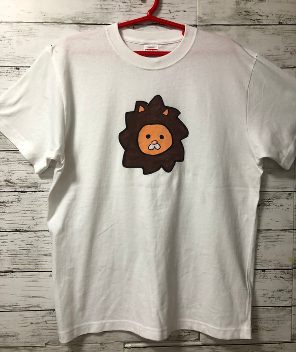 オリジナルTシャツ　ライオン 2枚目の画像