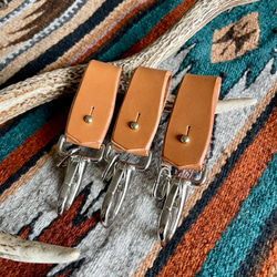 レザーベルトループホルダー 革ハンドメイド キーホルダー キーリング