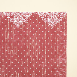 設計紙 - 玫瑰與草莓 No.2 / A4 尺寸，雙面列印 第7張的照片
