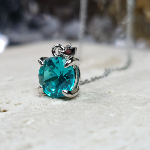 Pt900 パライバ トルマリン ダイヤモンド リング 0.19ct D0.29ct