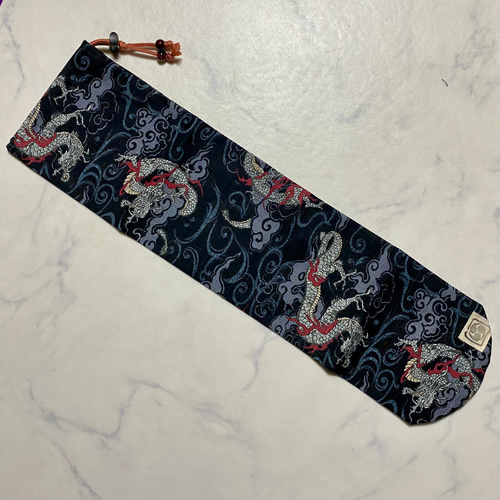 42cmバチ用】残り1点 筒型バチ袋 和太鼓 ばち入れ 和柄 バチケース