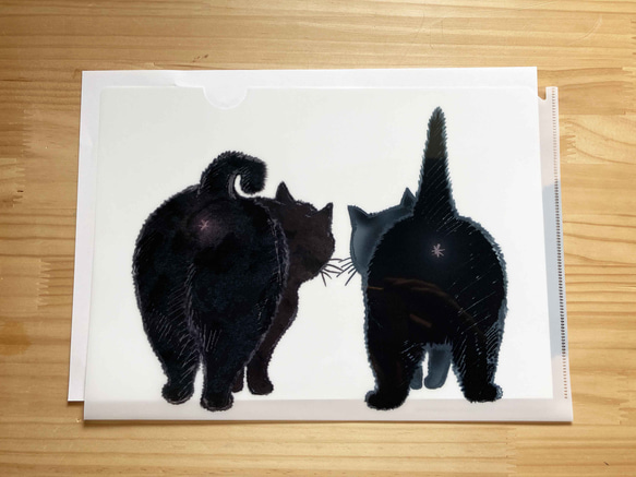 クロニャンコ：猫のクリアファイル：A4サイズ その他雑貨 GoAya 通販