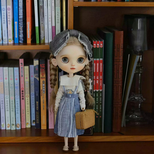 ブライス服 綿麻 3点セット ドール服 ob22ob24ドール衣装オビツ24