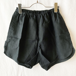 ★免運費★Cute haggis lady&#39;s trunks: M (linen: black) 第1張的照片