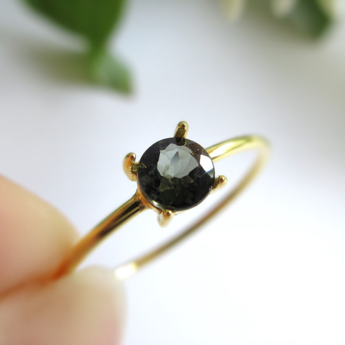 トップ 希少石】4mm美粒「コーネルピン」リング 指輪・リング 通販 KUON アクセサリー