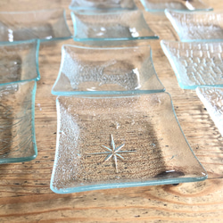 豆皿　　32種の２ミリガラス昭和型板ガラスにて作成します。　想い出をカタチに！　 3枚目の画像
