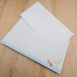 夏の贈り物に夏花モチーフのクイリングお洒落封筒(ひまわり) 5枚目の画像