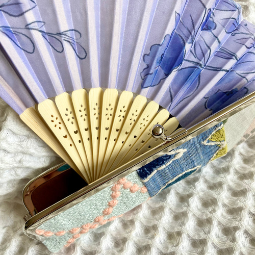 ミナペルホネン可愛いペンケース出来ました＊tambourine×sky flower夏