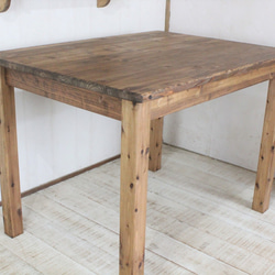90×62ダイニングテーブル　アンティーク　雑貨　カフェ風　無垢材　アイアン 90×62ダイニングテーブル アンティーク 雑貨 カフェ風 無垢材