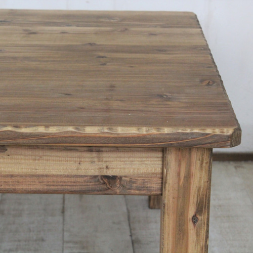 アンティーク風ローテーブル90 カフェテーブル リビングテーブル