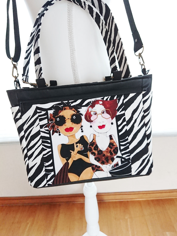 ロラライハリス♡ショルダートートバッグ・ハンドメイド