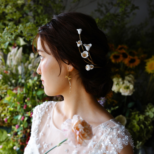blooming asymmetry headdress ヘッドドレス（ウェディング） JARDIN 