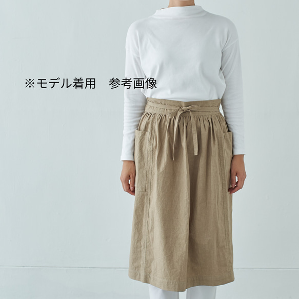 【予約商品】エプロンスカート フロート / イエロー　送料無料 6枚目の画像