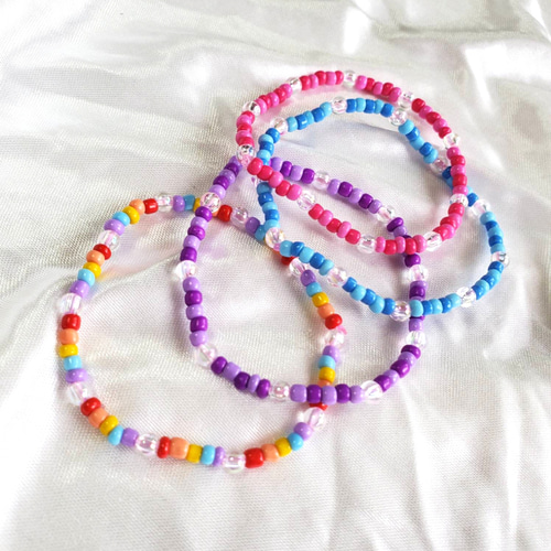 カラフルビーズ♡ブレスレット ブレスレット Panko 通販 16052445