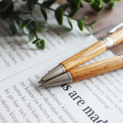 刺猬純麥芽圓珠筆和自動鉛筆（自然色）生日 第7張的照片