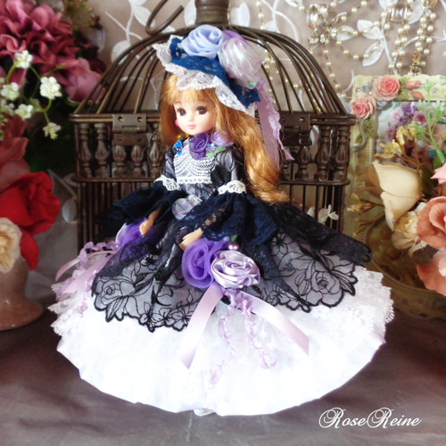 ロリータロマンス ゴシックロリータ美シルエットのプリンセスドール