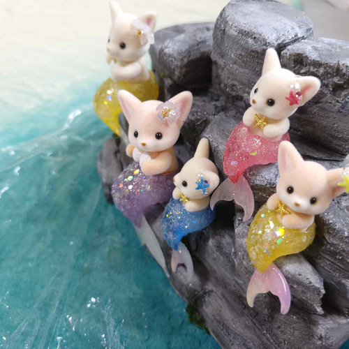シルバニアファミリー 赤ちゃん服 人魚姫 イエロー 赤ちゃん海の