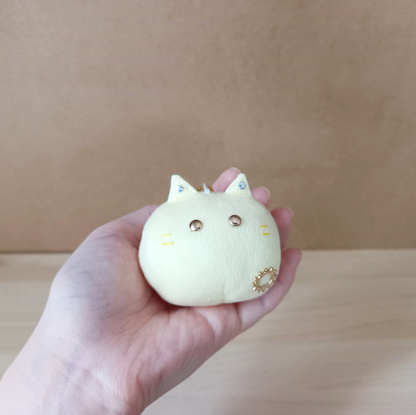 ネコchiのマスコット-レモン┃ 猫ねこロボット ぬいぐるみチャーム 9枚目の画像