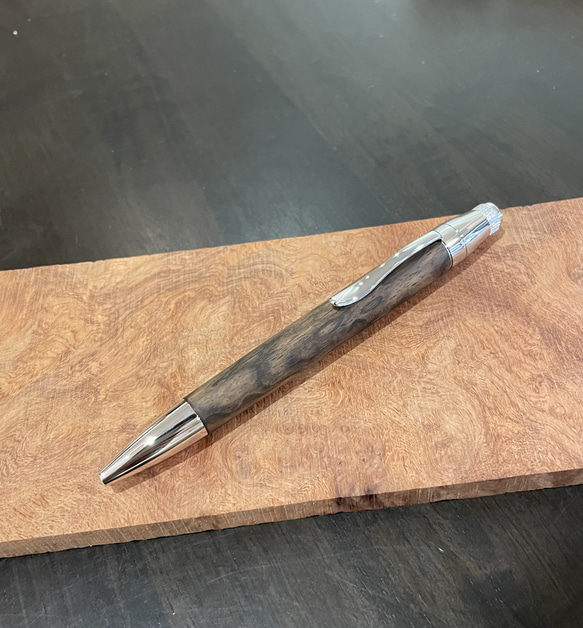 黒柿孔雀杢ボールペン ロング ペン・筆記用具 レッドライン 通販