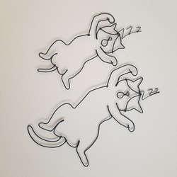 ブレーメンの音楽隊＊ワイヤーアート タペストリー・壁掛け