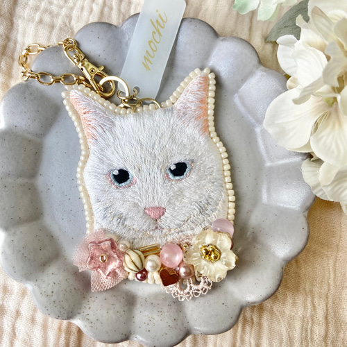 うちの子・推しアニマル⭐︎オーダーメイド刺繍 バッグチャーム