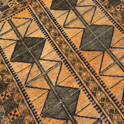 アンティーク　アフガニスタン　トライバルラグ　バルーチ族　オールド手織り絨毯　ヴィンテージ　98x158cm　＃164 3枚目の画像