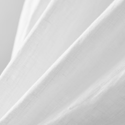 目を惹く大人可愛いリネンブラウス　フリル襟　 前後着用可能 2WAYブラウス　ホワイト　230609-1 9枚目の画像